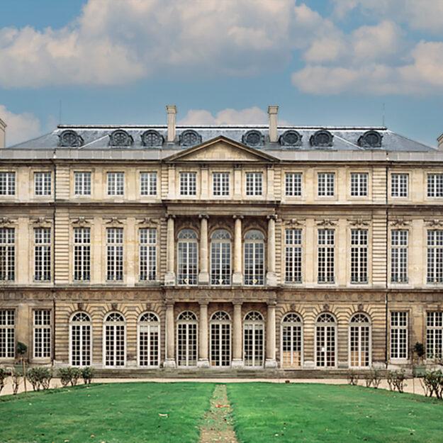 Jardins et façade d'Honneur de l'Hôtel de Rohan