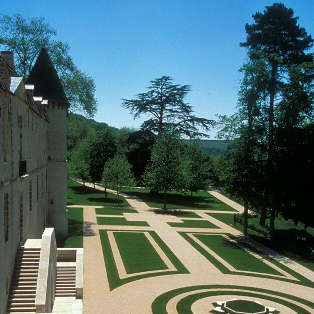 Parterres Le Nôtre du Château de Bazoches
