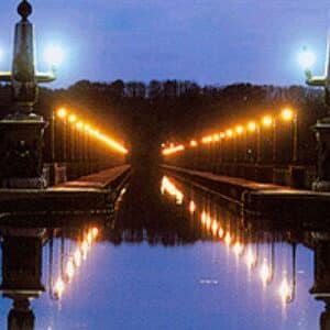 Pont Canal de Briare de nuit