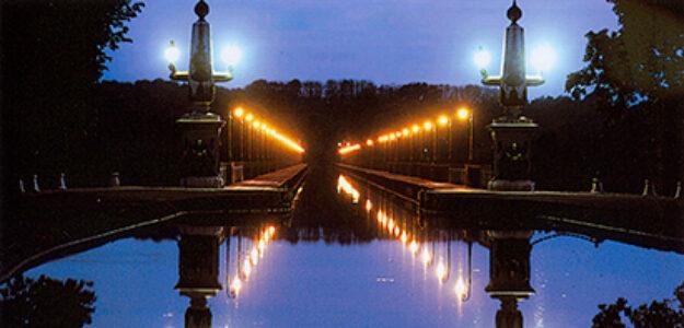 Pont Canal de Briare de nuit