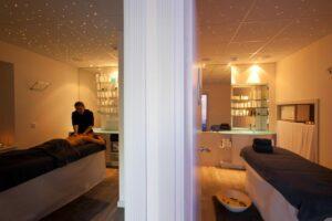 Cabines de massage à l'Hôtel La Malouinière des Longchamps,