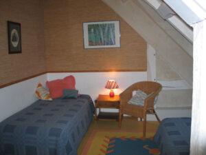 Chambre twin sous charpente