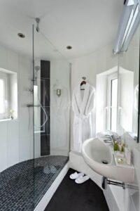 Salle de bain Charme, Hôtel Château Tilques, Pas-de-Calais, Hauts de France, France, Europe