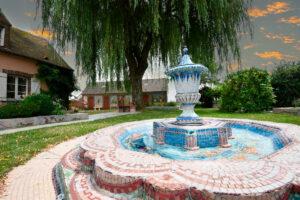 Jardins et mosaïques de la Feuilleuraie, Perche, Eure-et-Loir, France