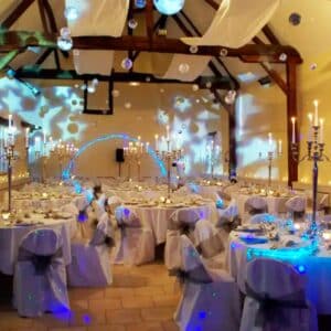 Reception hall at Vaugrignon Castle