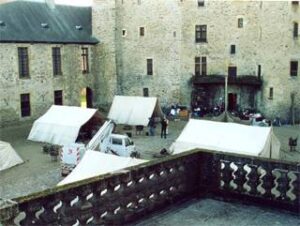 Tournages au Château de Jumilhac - Tournage extérieur