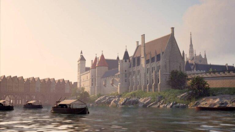 01 reconstitution 3d du palais de la cite au moyen age films a cinq