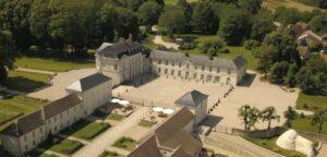 château de maudetour réceptions vue aérienne