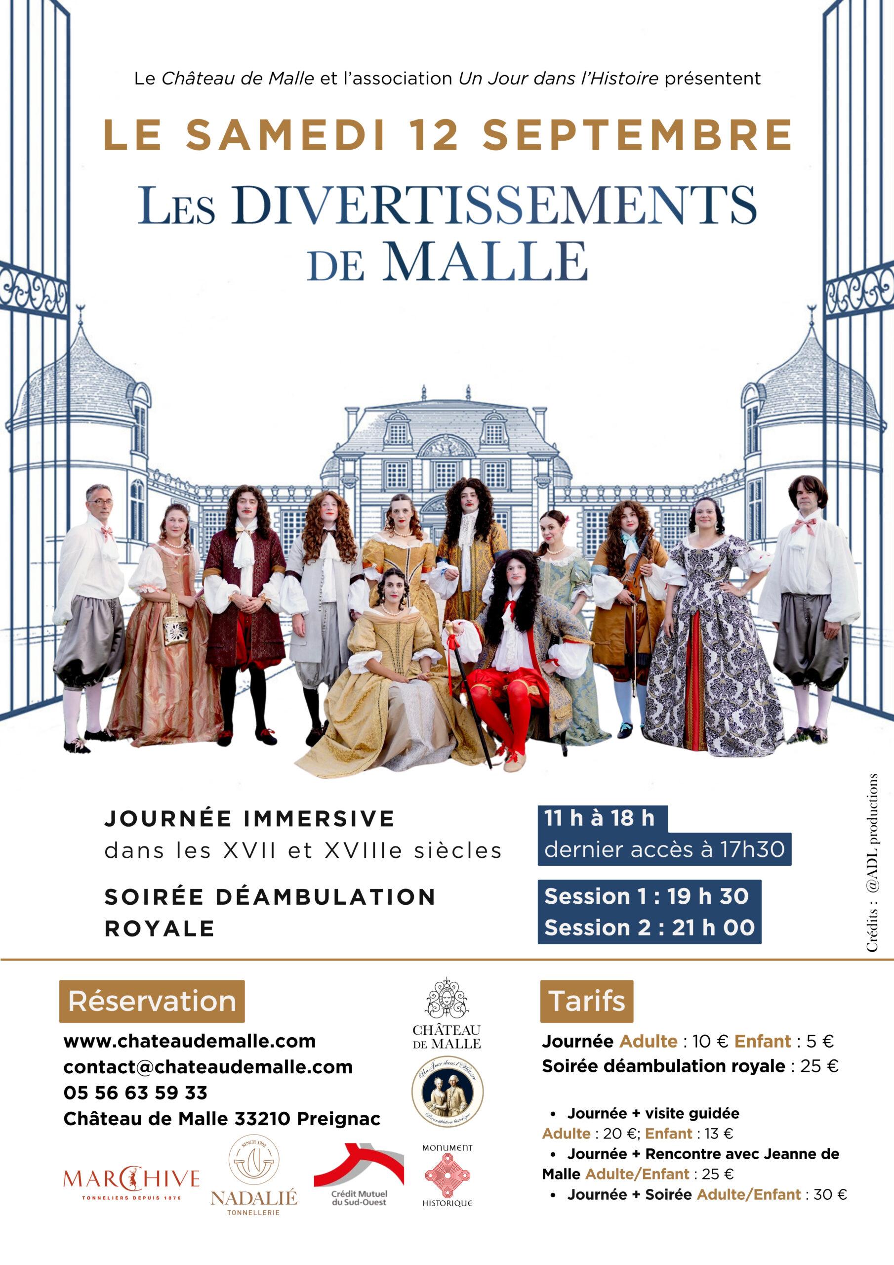 12 Septembre 2026 : Les Divertissements de Malle 1 12 Septembre 2026 : Les Divertissements de Malle