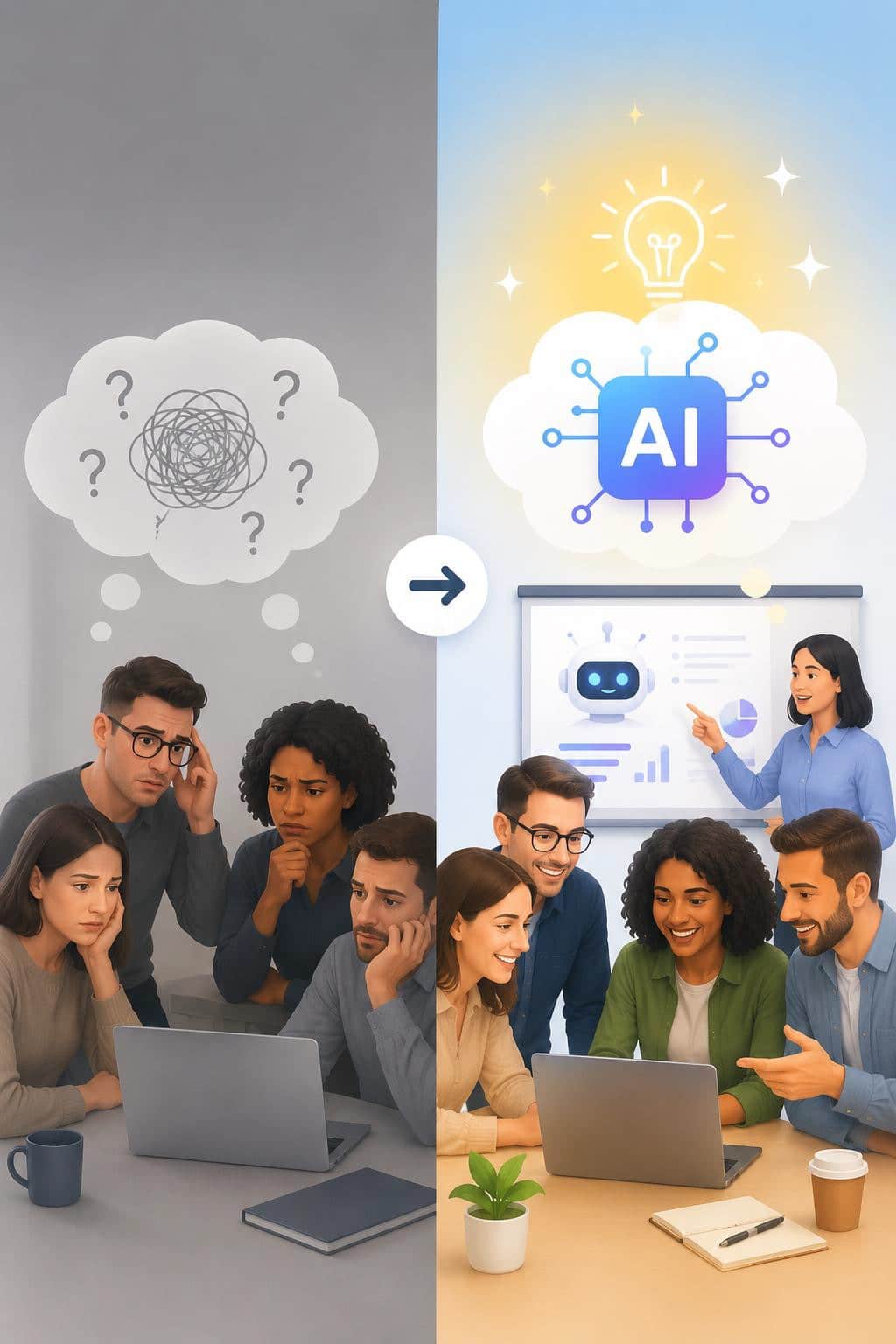 Transformer la perception de l'IA dans vos équipes